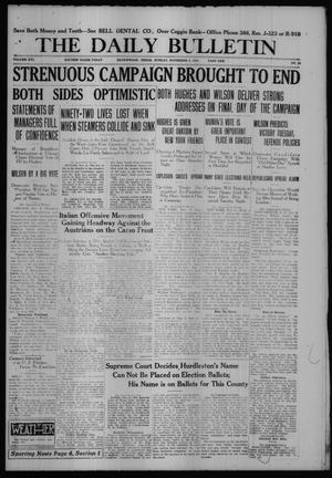 The Daily Bulletin (Brownwood, Tex.), Vol. 16, No. 18, Ed. 1 Sunday, November 5, 1916