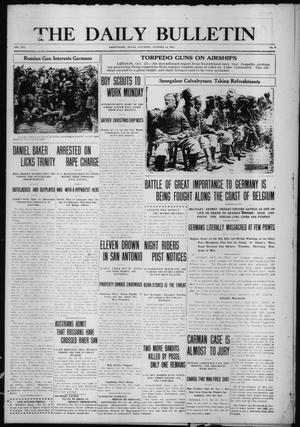 The Daily Bulletin (Brownwood, Tex.), Vol. 14, No. 9, Ed. 1 Saturday, October 24, 1914