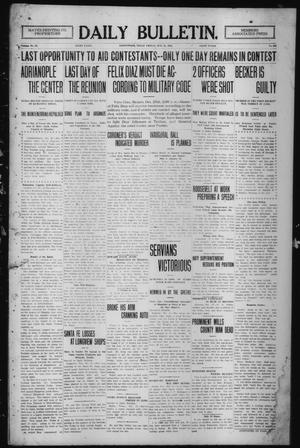 Daily Bulletin. (Brownwood, Tex.), Vol. 12, No. 313, Ed. 1 Friday, October 25, 1912