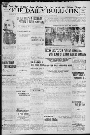 The Daily Bulletin (Brownwood, Tex.), Vol. 13, No. 269, Ed. 1 Thursday, September 10, 1914