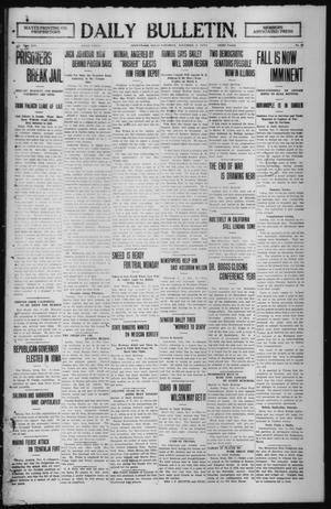 Daily Bulletin. (Brownwood, Tex.), Vol. 13, No. 13, Ed. 1 Saturday, November 9, 1912