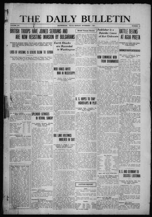 The Daily Bulletin (Brownwood, Tex.), Vol. 15, No. 15, Ed. 1 Monday, November 1, 1915