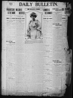 Daily Bulletin. (Brownwood, Tex.), Vol. 12, No. 247, Ed. 1 Wednesday, August 7, 1912