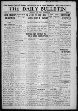 The Daily Bulletin (Brownwood, Tex.), Vol. 15, No. 28, Ed. 1 Tuesday, November 16, 1915