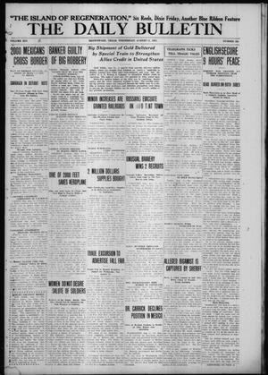 The Daily Bulletin (Brownwood, Tex.), Vol. 14, No. 255, Ed. 1 Wednesday, August 11, 1915
