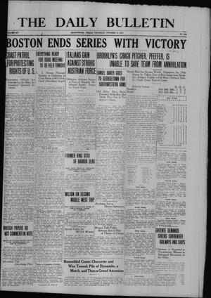 The Daily Bulletin (Brownwood, Tex.), Vol. 15, No. 309, Ed. 1 Thursday, October 12, 1916