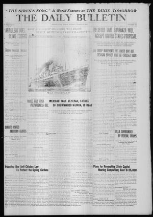 The Daily Bulletin (Brownwood, Tex.), Vol. 15, No. 128, Ed. 1 Tuesday, March 14, 1916