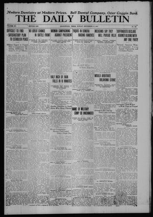 Primary view of object titled 'The Daily Bulletin (Brownwood, Tex.), Vol. 15, No. 281, Ed. 1 Sunday, September 10, 1916'.