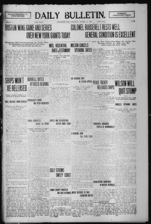 Daily Bulletin. (Brownwood, Tex.), Vol. 12, No. 305, Ed. 1 Wednesday, October 16, 1912