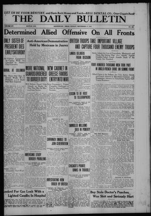 The Daily Bulletin (Brownwood, Tex.), Vol. 15, No. 287, Ed. 1 Sunday, September 17, 1916