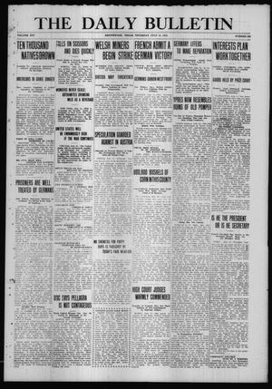 The Daily Bulletin (Brownwood, Tex.), Vol. 14, No. 232, Ed. 1 Thursday, July 15, 1915