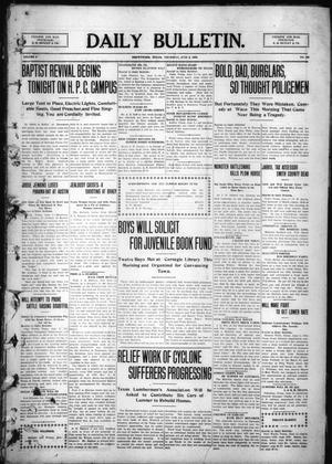 Daily Bulletin. (Brownwood, Tex.), Vol. 9, No. 196, Ed. 1 Thursday, June 3, 1909