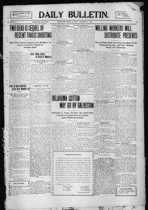 Daily Bulletin. (Brownwood, Tex.), Vol. 10, No. 36, Ed. 1 Saturday, November 27, 1909