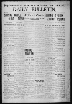 Daily Bulletin. (Brownwood, Tex.), Vol. 12, No. 272, Ed. 1 Thursday, September 5, 1912