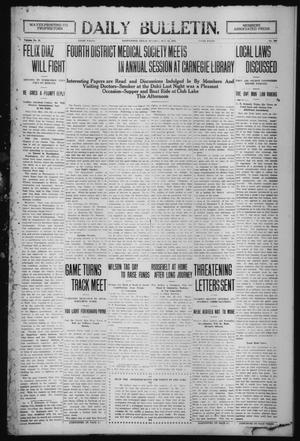 Daily Bulletin. (Brownwood, Tex.), Vol. 12, No. 310, Ed. 1 Tuesday, October 22, 1912