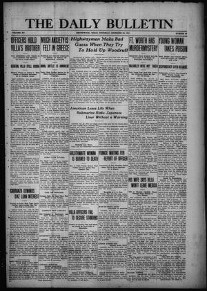 The Daily Bulletin (Brownwood, Tex.), Vol. 15, No. 59, Ed. 1 Thursday, December 23, 1915