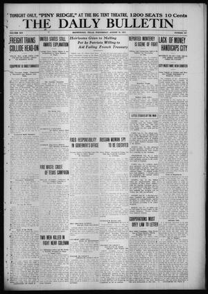 The Daily Bulletin (Brownwood, Tex.), Vol. 14, No. 267, Ed. 1 Wednesday, August 25, 1915