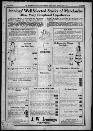Primary view of object titled 'The Daily Bulletin (Brownwood, Tex.), Ed. 1 Sunday, April 2, 1916'.