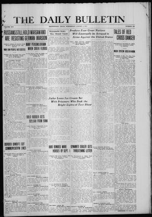 The Daily Bulletin (Brownwood, Tex.), Vol. 14, No. 249, Ed. 1 Wednesday, August 4, 1915