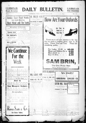 Daily Bulletin. (Brownwood, Tex.), Vol. 8, No. 242, Ed. 1 Tuesday, July 28, 1908