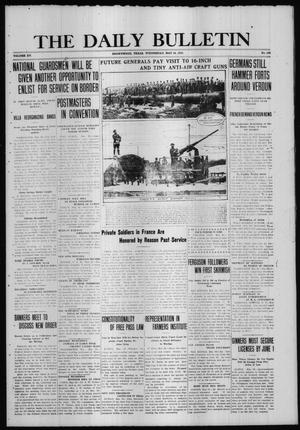 The Daily Bulletin (Brownwood, Tex.), Vol. 15, No. 189, Ed. 1 Wednesday, May 24, 1916