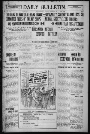 Daily Bulletin. (Brownwood, Tex.), Vol. 12, No. 311, Ed. 1 Wednesday, October 23, 1912