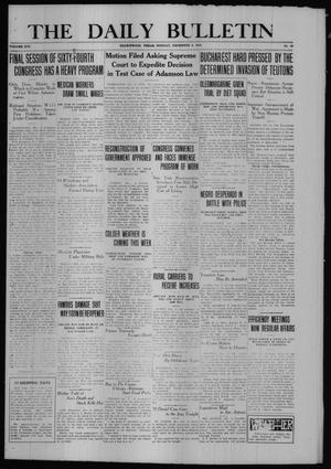 The Daily Bulletin (Brownwood, Tex.), Vol. 16, No. 42, Ed. 1 Monday, December 4, 1916