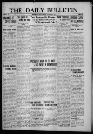 The Daily Bulletin (Brownwood, Tex.), Vol. 15, No. 34, Ed. 1 Tuesday, November 23, 1915