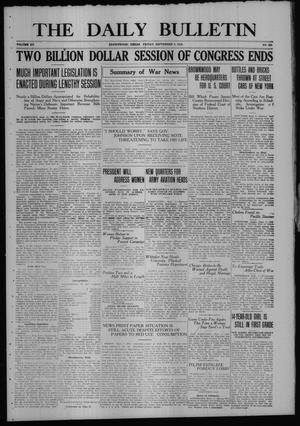 The Daily Bulletin (Brownwood, Tex.), Vol. 15, No. 280, Ed. 1 Friday, September 8, 1916