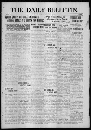 The Daily Bulletin (Brownwood, Tex.), Vol. 15, No. 6, Ed. 1 Thursday, October 21, 1915