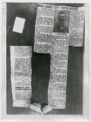 [Photographs of Newspaper Clippings]