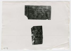 [Photograph of Notes]