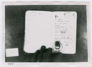 [Lee Harvey Oswald's Passport, Photograph #5]