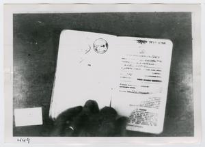 [Lee Harvey Oswald's Passport, Photograph #7]