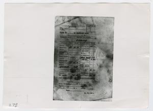 [Photograph of Document]