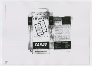 Primary view of object titled '[Photograph of Flashcards]'.
