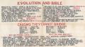 Thumbnail image of item number 1 in: 'Evolution and Bible'.