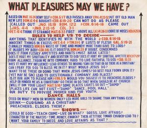 What Pleasures May We Have?