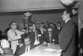 Thumbnail image of item number 1 in: '[Malcom Kilduff at press conference]'.