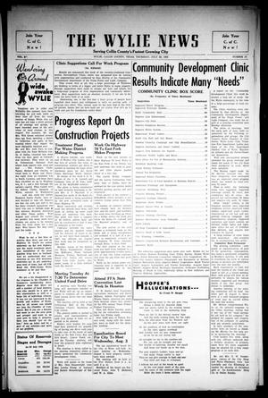 The Wylie News (Wylie, Tex.), Vol. 8, No. 15, Ed. 1 Thursday, July 28, 1955