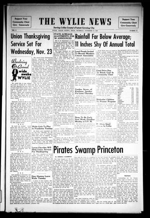The Wylie News (Wylie, Tex.), Vol. 8, No. 31, Ed. 1 Thursday, November 17, 1955