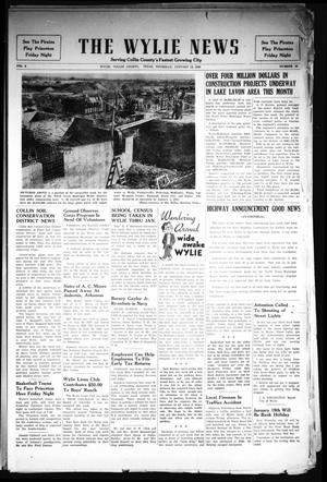 The Wylie News (Wylie, Tex.), Vol. 8, No. 38, Ed. 1 Thursday, January 12, 1956