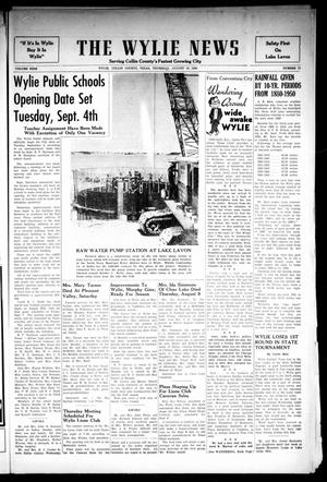 The Wylie News (Wylie, Tex.), Vol. 9, No. 17, Ed. 1 Thursday, August 16, 1956