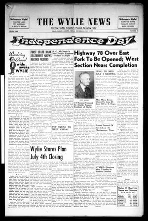 The Wylie News (Wylie, Tex.), Vol. 10, No. 11, Ed. 1 Thursday, July 4, 1957