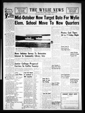 The Wylie News (Wylie, Tex.), Vol. 16, No. 21, Ed. 1 Thursday, October 3, 1963