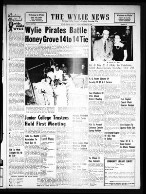 The Wylie News (Wylie, Tex.), Vol. 16, No. 22, Ed. 1 Thursday, October 10, 1963