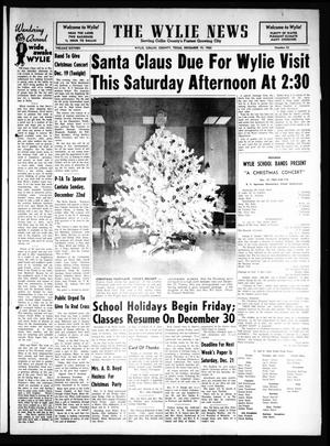 The Wylie News (Wylie, Tex.), Vol. 16, No. 32, Ed. 1 Thursday, December 19, 1963