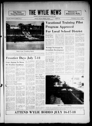 Primary view of object titled 'The Wylie News (Wylie, Tex.), Vol. 23, No. 4, Ed. 1 Thursday, July 9, 1970'.