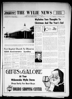 The Wylie News (Wylie, Tex.), Vol. 23, No. 25, Ed. 1 Thursday, December 3, 1970
