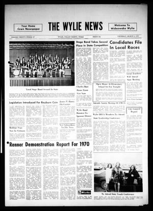 The Wylie News (Wylie, Tex.), Vol. 23, No. 37, Ed. 1 Thursday, March 4, 1971